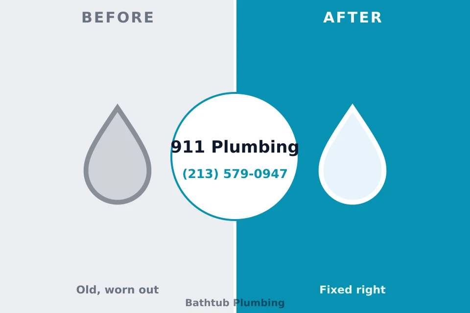 Before and after: plumbing repair Clarinda, IA